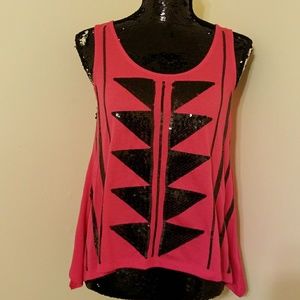 Hot pink tank